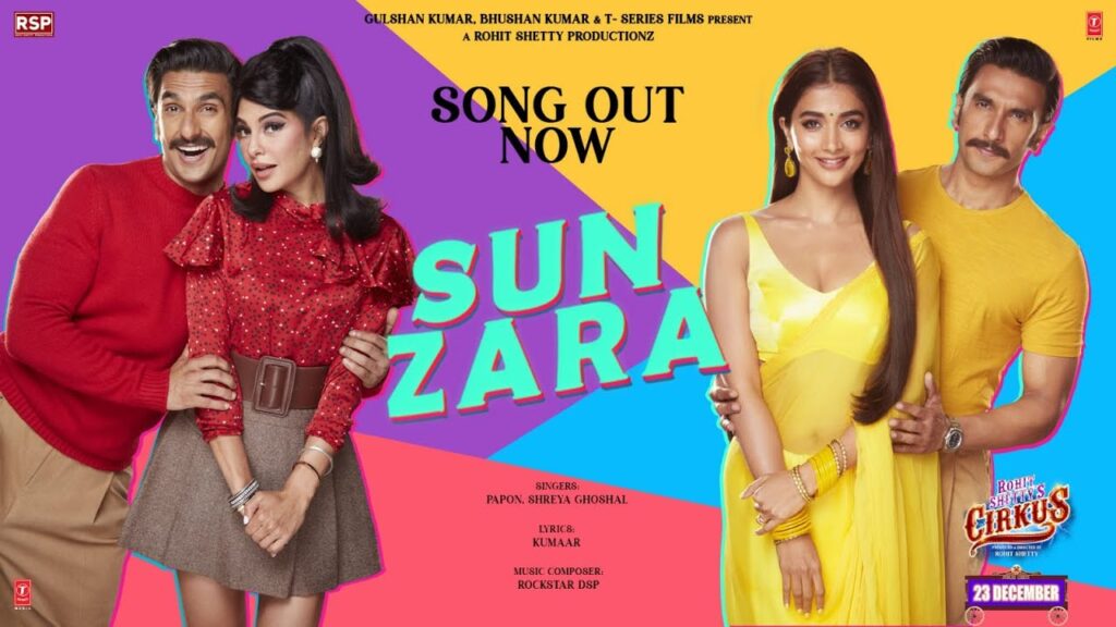 Finally Sun Zara out From Cirkus Big Movie of Rohit, Ranveer, Pooja, Jacqueline