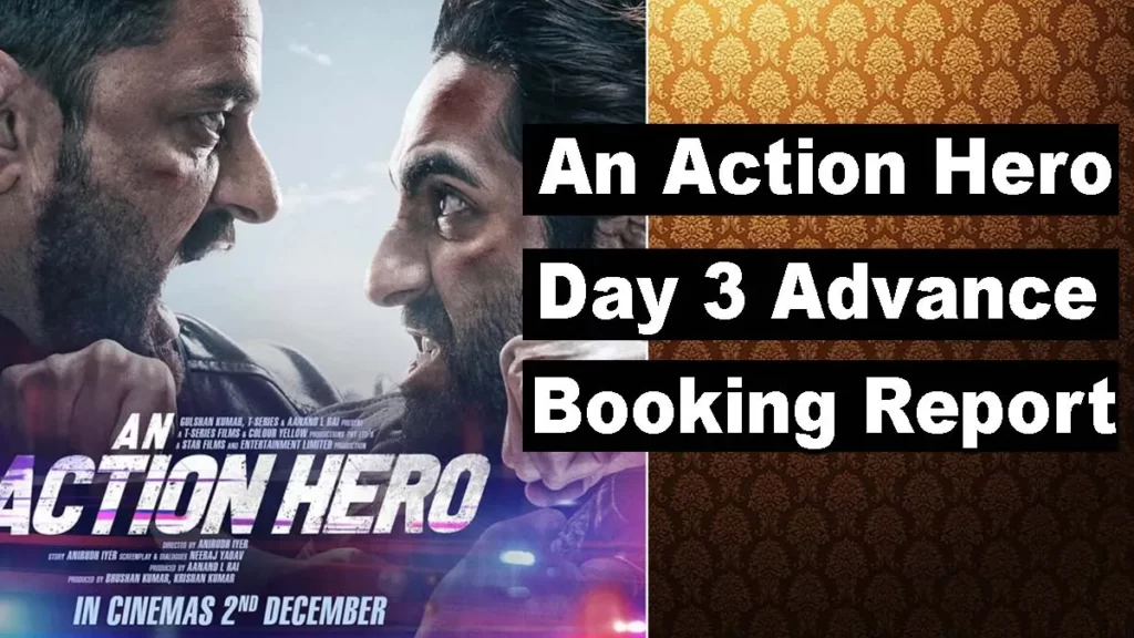 An Action Hero 3 Day Advance Booking