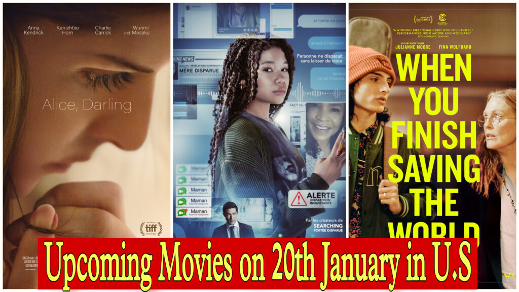 Upcoming Movies List For 20th January in The U.S