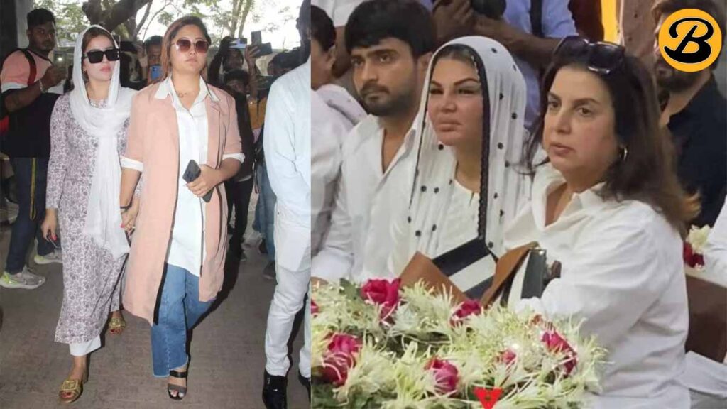 Farah Khan Rashami Desai and Many Celebrities Attend Rakhi Sawant Mother Funeral. Rakhi Sawant’s mother, Jaya Sawant, who was suffering from diseases like Brain Tumors and Cancer, passed away on January 28. Jaya Sawant has been undergoing treatment for the last few days in a hospital in Mumbai. Sharing from her Instagram account, Rakhi Sawant told people that her mother was taking her last breath, and she passed away.