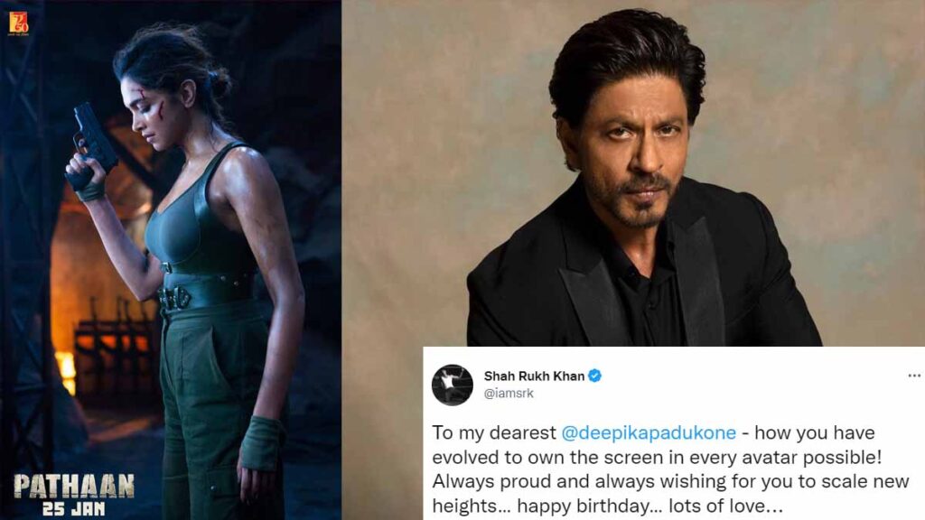 Shahrukh Khan Wish Deepika Padukone on Her 37th Birthday With a Special New Pathaan Poster