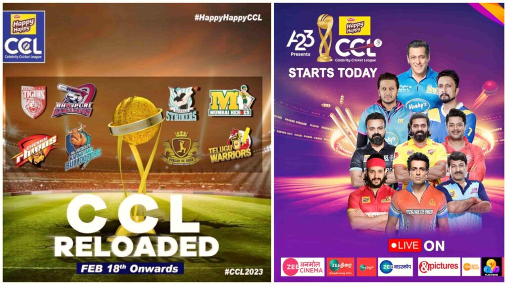 Celebrity Cricket League 2023 Starting From Today