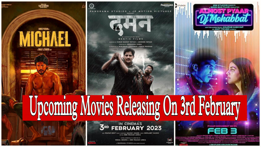 List of All Upcoming Movies Releasing On 3rd February, 2023