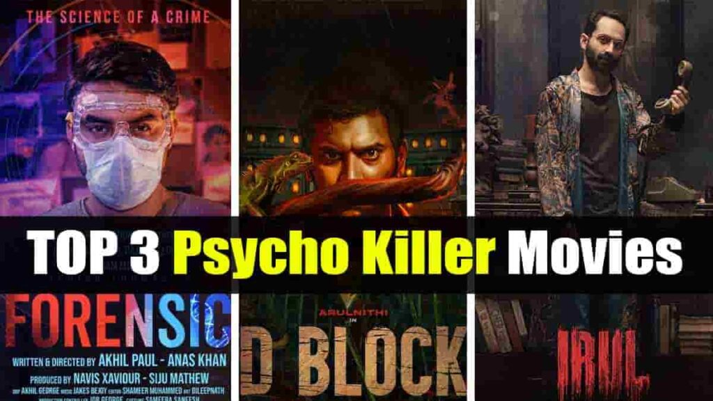 Top 3 Best Psycho Killer South Indian Movie In Hindi Dubbed Watch Now