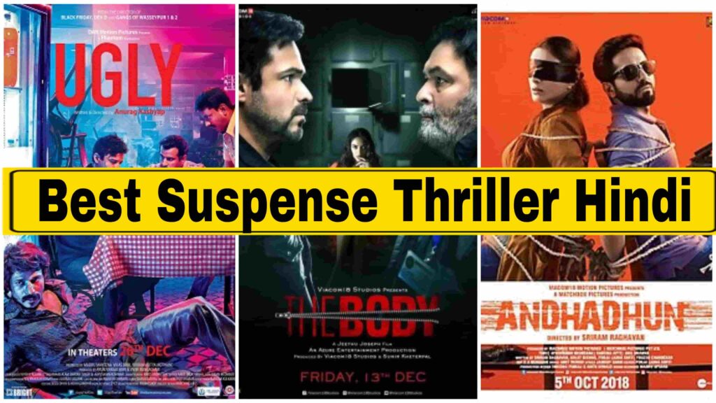 Top 3 Bollywood Suspense Thriller Crime Movies Must Watch Now in 2023
