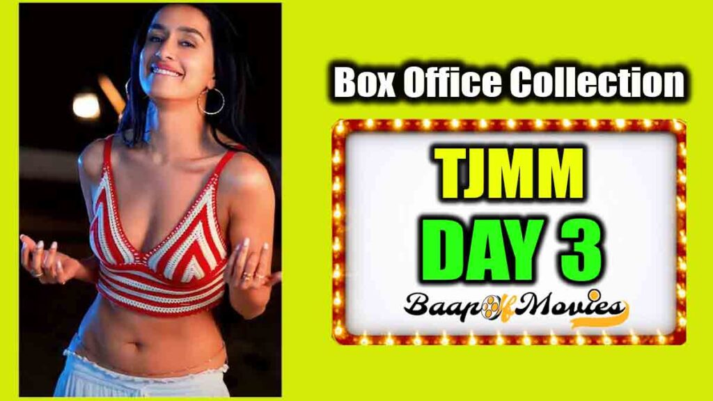 Tu Jhoothi Main Makkaar Day 3 Box Office Collection