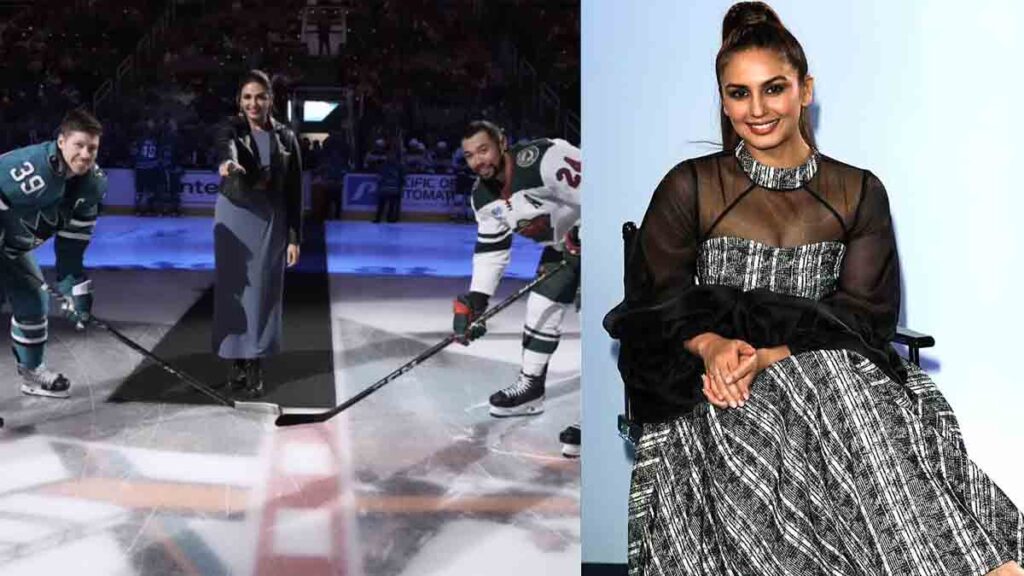 Huma Qureshi Feel Honored To Be A Part Of Drop The Puck Ceremony