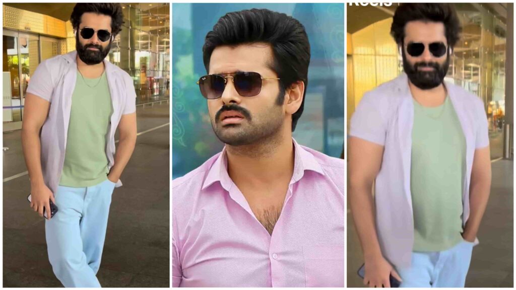 Ram Pothineni from South Industry Spotted at Mumbai Airport