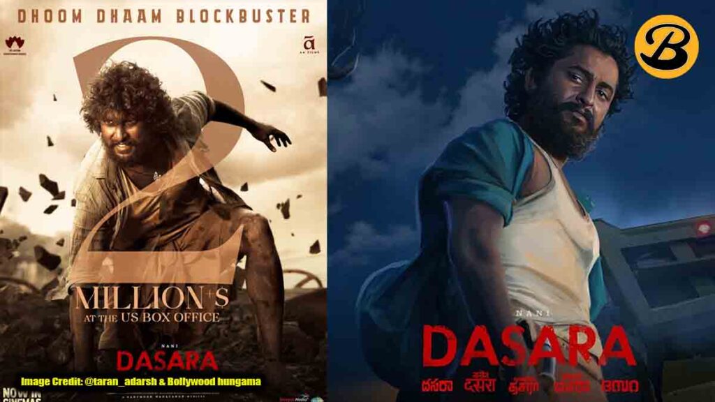 Nani starrer Film Dasara has Generated $2 Millions Collection in North America