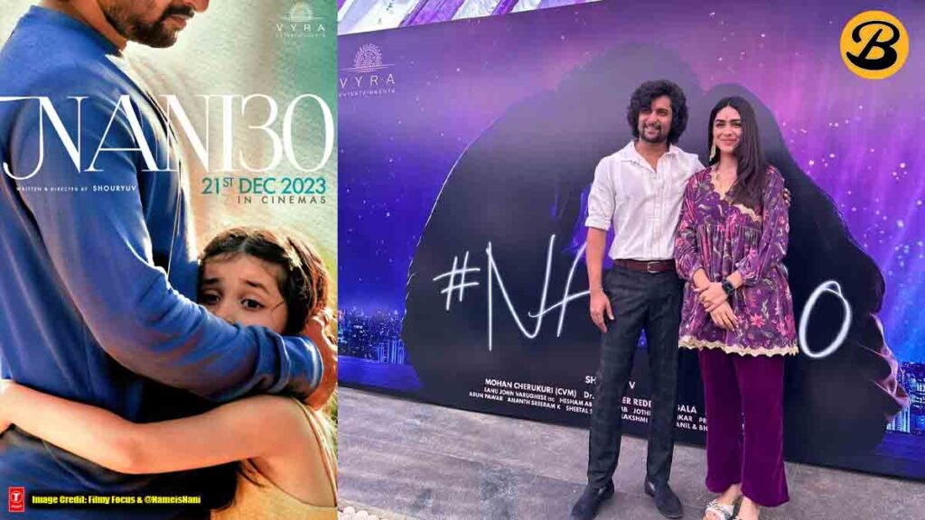 Nani and Mrunal Thakur starrer Untitled NANI30 project Has been Locked