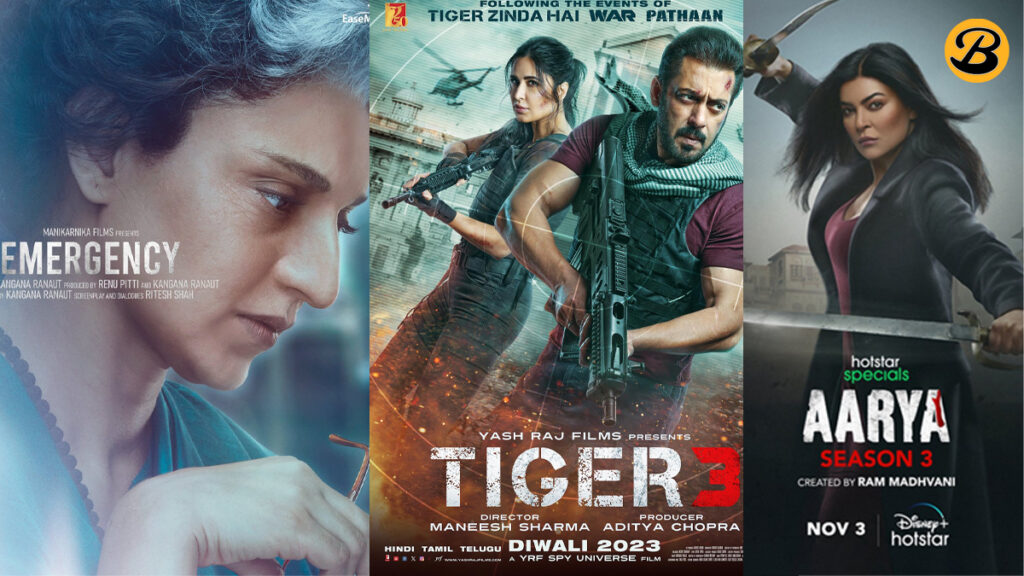 November 2023 Upcoming Bollywood/Hollywood Movies and Web Series