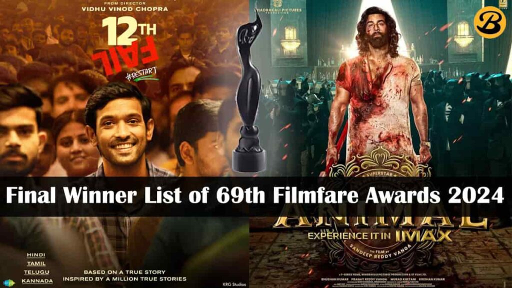 Final Winner List of 69th Hyundai Filmfare Awards 2024