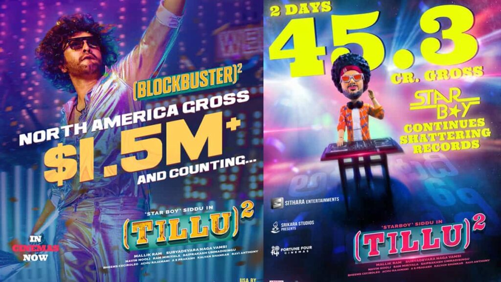 Tillu Square Global Box Office Collection Day 2