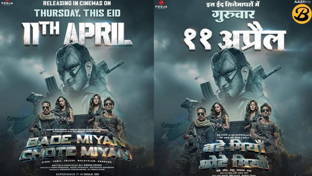 Akshay Kumar and Tiger Shroff Fronted Action Thriller Bade Miyan Chote Miyan to Release on 11th April
