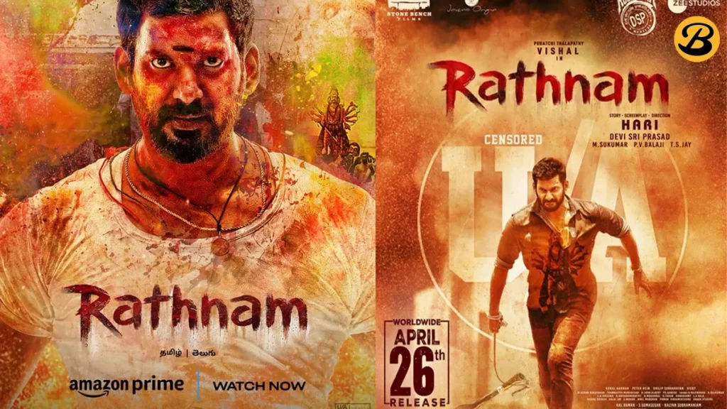 Vishal's Tamil Action film Rathnam Debuts OTT Platform Prime Video