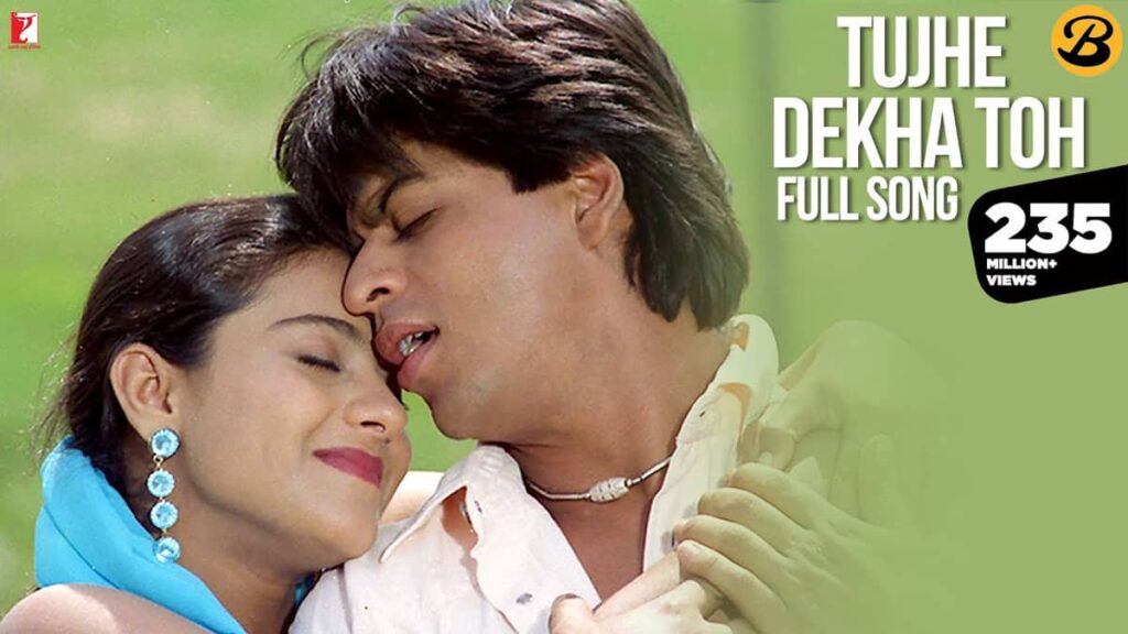 Iconic Track Tujhe Dekha Toh From DDLJ Voted UK Favourite 90s Bollywood Song by BBC, Vocals by Kumar Sanu, and Lata Mangeshkar