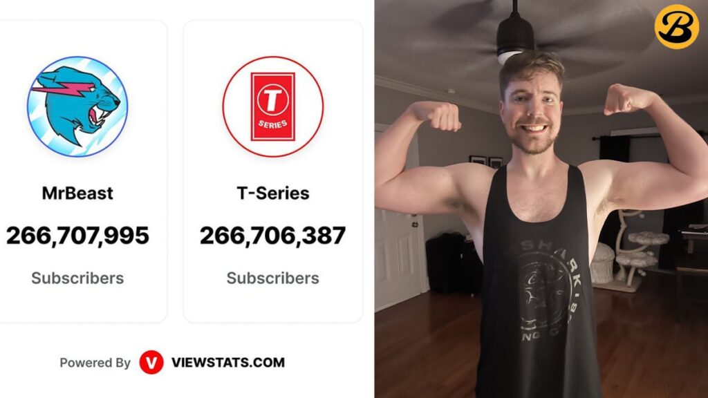 MrBeast Overtake T-Series