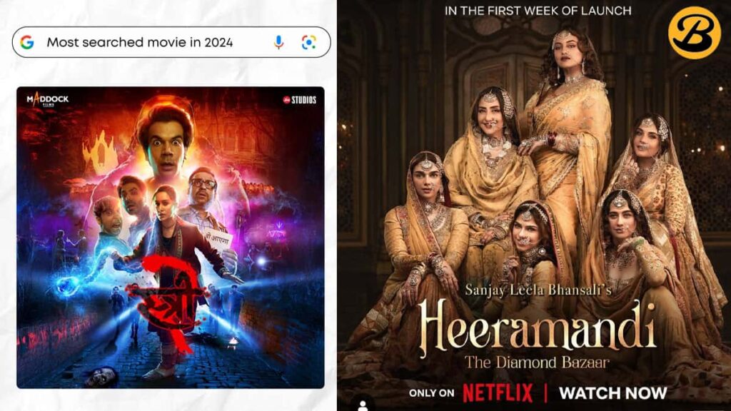 Most Searched Indian Movies and TV Shows in 2024