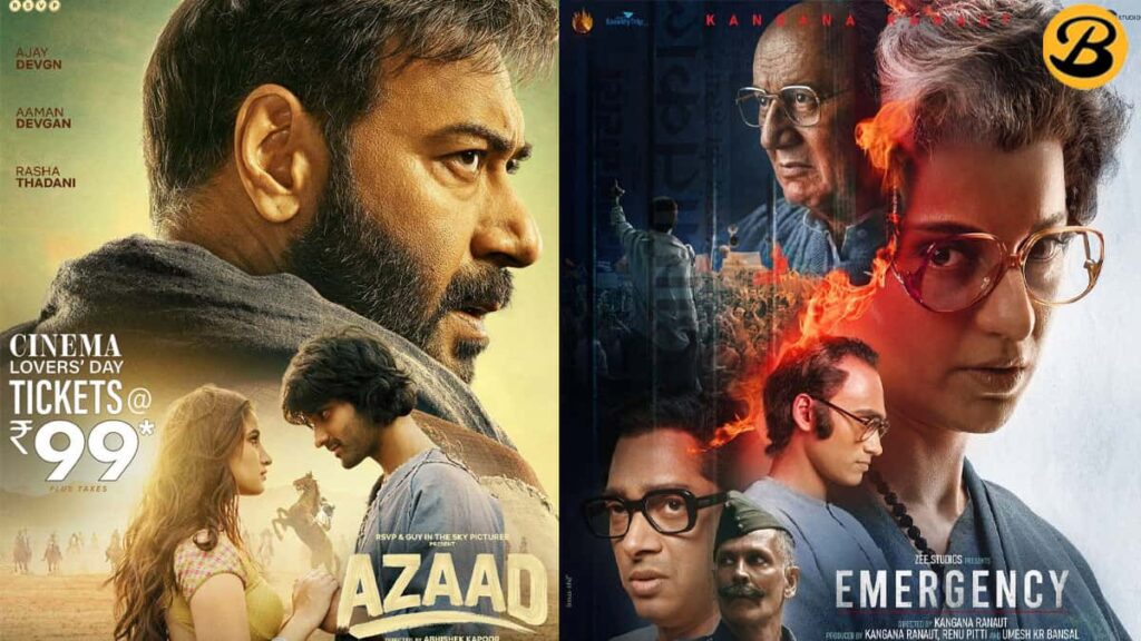 Emergency Vs Azaad box office collection day 1